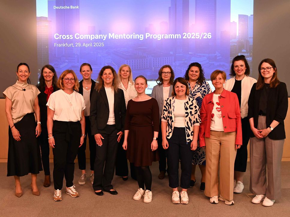 Unternehmensübergreifendes Organisationsteam des Cross Company Mentorings